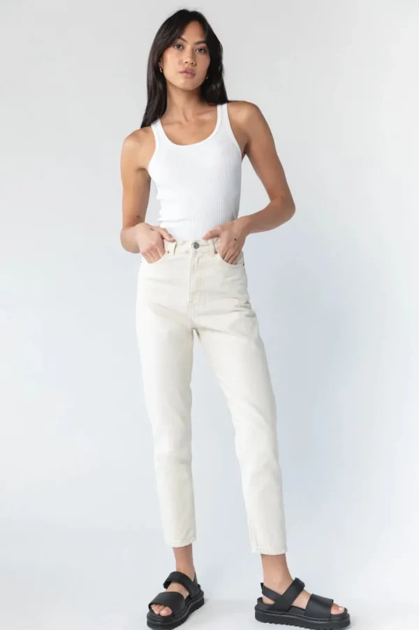 Dr Denim Jeans<Nora Empress High Waisted Mom Jeans (Loom State/Cream)
