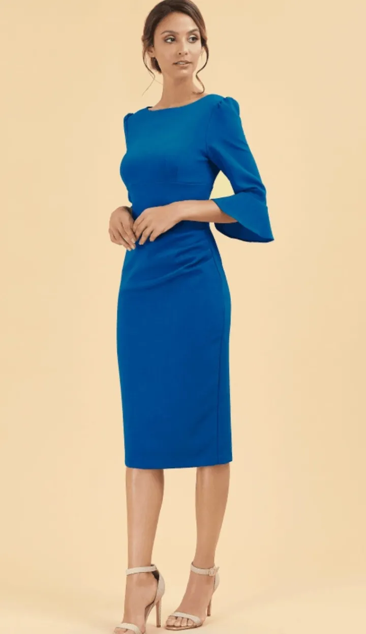 odelle_pencil_dress_cobal_0.webp Pretty Dress Company Occasionwear<Odelle Pencil Dress (Cobalt Blue)