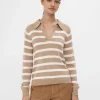 Object Jumpers & Cardigans<OLIVA JUMPER (HUMUS/CLOUD DANCER)