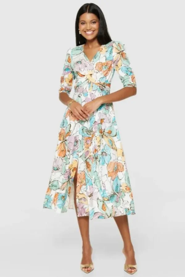 Closet Occasionwear | Dresses<Orla Floral Midi Dress