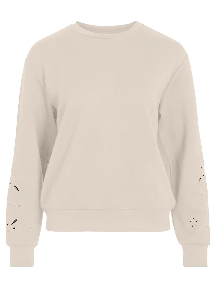 orla_sweater_birch_2.webp Vila Hoodies & Sweatshirts | Jumpers & Cardigans<ORLA SWEATER (BIRCH)