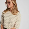 Vila Sunglasses<PENTEA CAT EYE SUNGLASSES (BURLWOOD)