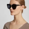 Vila Sunglasses<PENTEA CAT EYE SUNGLASSES (BLACK)