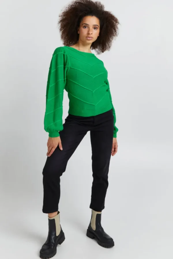 Ichi Jumpers & Cardigans<Pilar Jumper (Kelly Green)