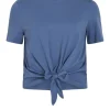 Vila T-Shirts<Pippa Knot T-Shirt (Cornet Blue)