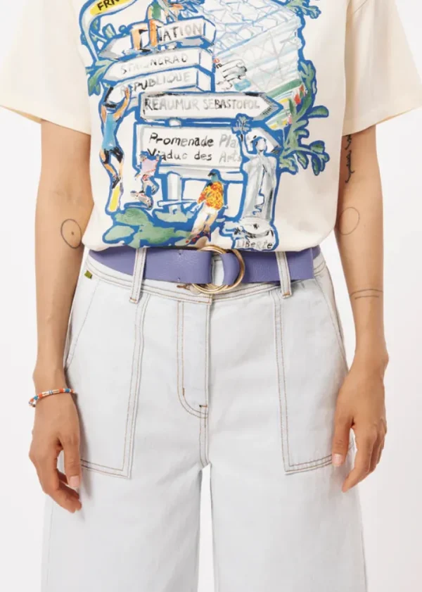 Frnch Jeans<PRUNELLA WIDE LEGS JEAN (LIGHT WASH)