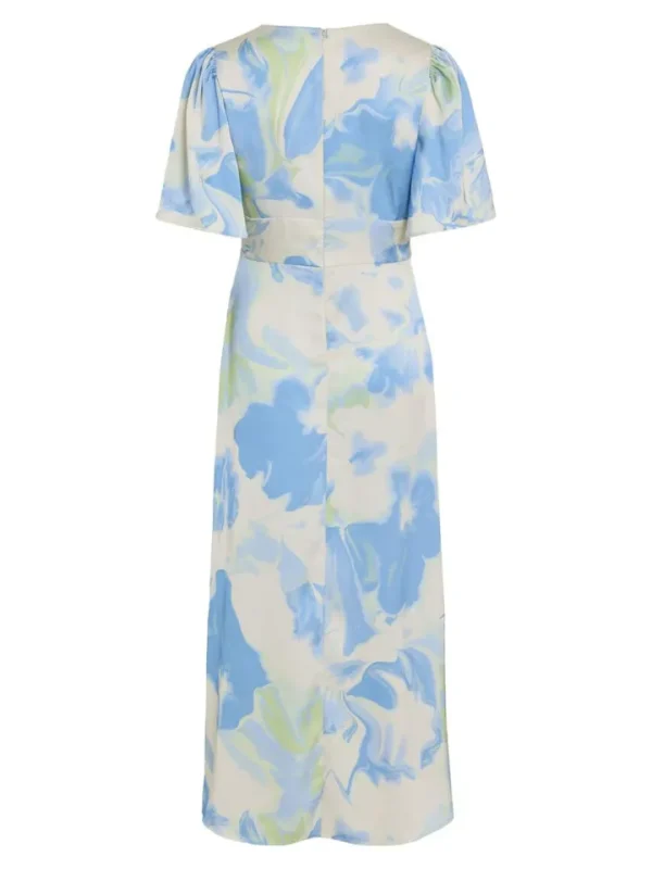 Vila Occasionwear | Dresses<Ravenna V-Neck Ankle Dress (/Kuo)