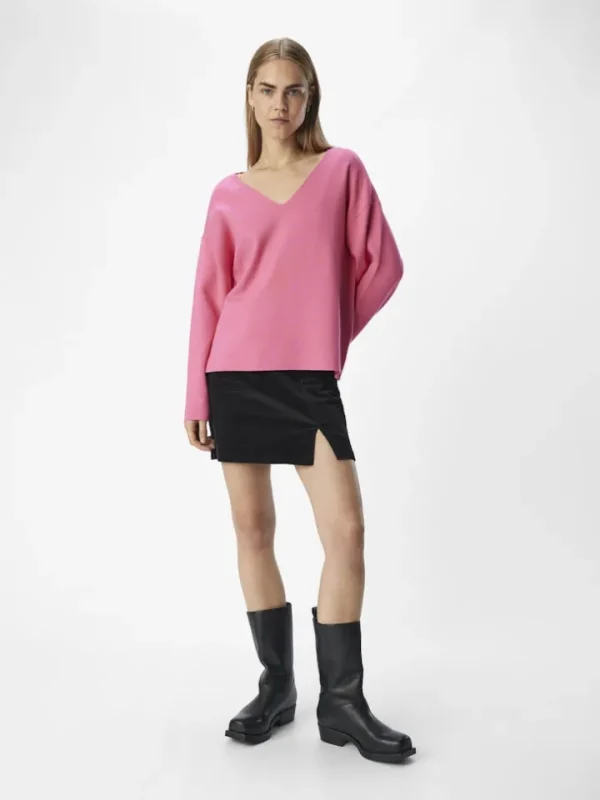 Object Jumpers & Cardigans<Rayna V-Neck Jumper (Hot Pink)