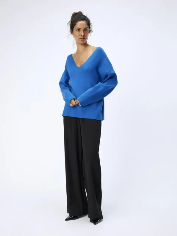 Object Jumpers & Cardigans<Rayna V-Neck Jumper (Lapis )