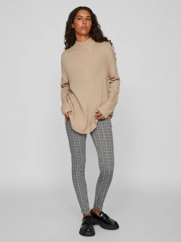 Vila Jumpers & Cardigans<REGGIE OVERSIZED JUMPER (DOESKIN)