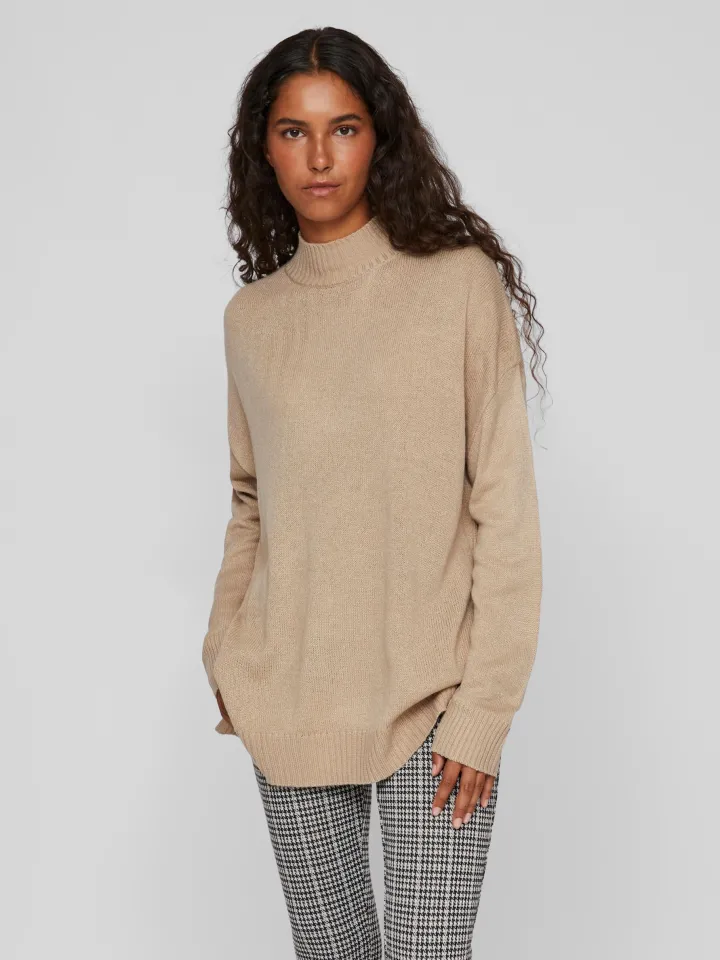 reggie_oversized_jumper_d_2.webp Vila Jumpers & Cardigans<REGGIE OVERSIZED JUMPER (DOESKIN)