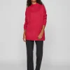 Vila Jumpers & Cardigans<REGGIE OVERSIZED JUMPER (LOVE POTION)