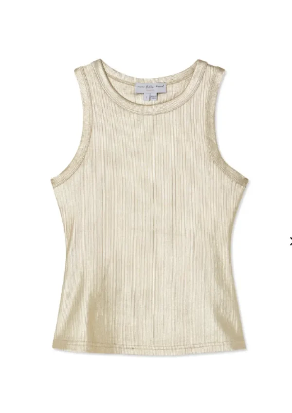 Never Fully Dressed Camis & Vests<Ribbed Tank Top (Gold)