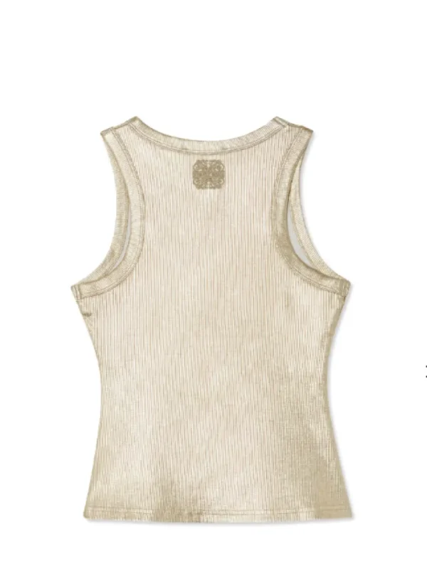 Never Fully Dressed Camis & Vests<Ribbed Tank Top (Gold)