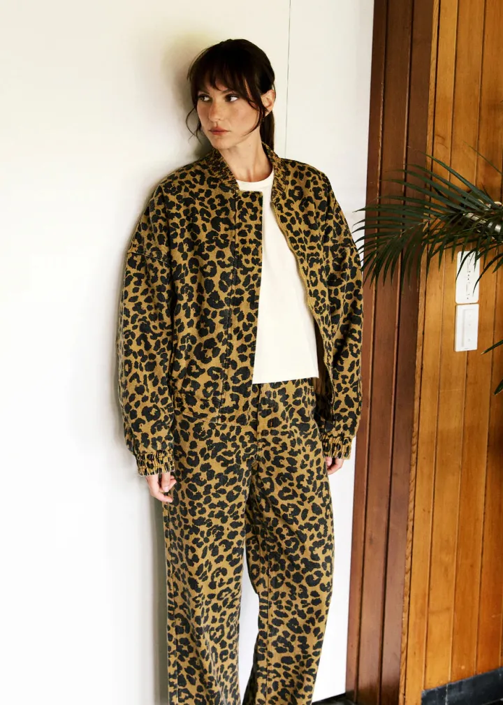 rita_bomber_jacket_leopar_1.webp Frnch Bombers | Jackets<Rita Bomber Jacket (Leopard)