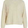 Vila Jumpers & Cardigans<Ritda Cable Knit Jumper (Birch)