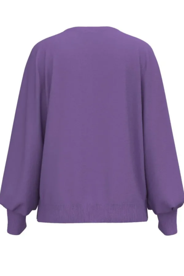 Ichi Jumpers & Cardigans<Ronnie Knitted V-Neck Jumper (Chive Blossom)