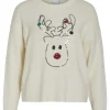 Vila Jumpers & Cardigans<Rudolph Reindeer Jumper (Snow Sequin)