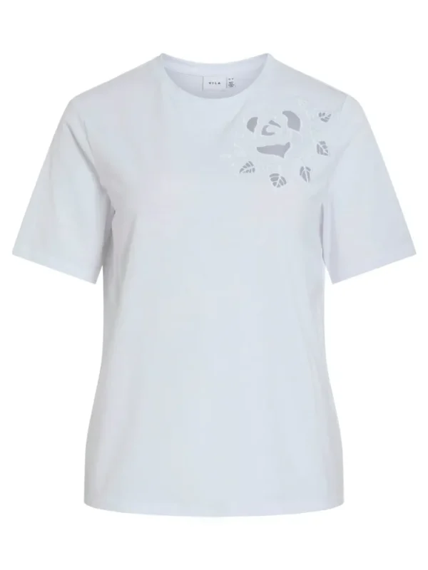 Vila T-Shirts<Runa T-Shirt (Cloud Dancer)