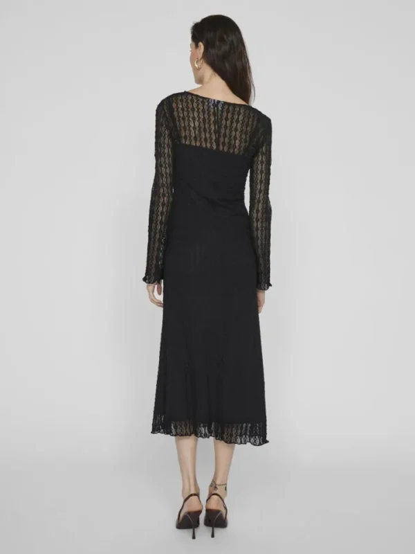 Vila Dresses<Sabrina Midi Dress (Black)