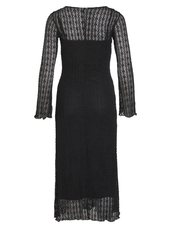 Vila Dresses<Sabrina Midi Dress (Black)