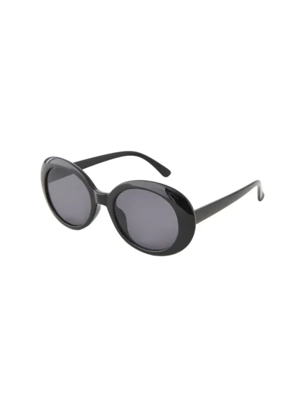 Pieces Sunglasses<Sandra Round Sunglasses (Black)