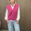 Wsl 3 Jumpers & Cardigans<Sarah Knitted Gilet (Blush)