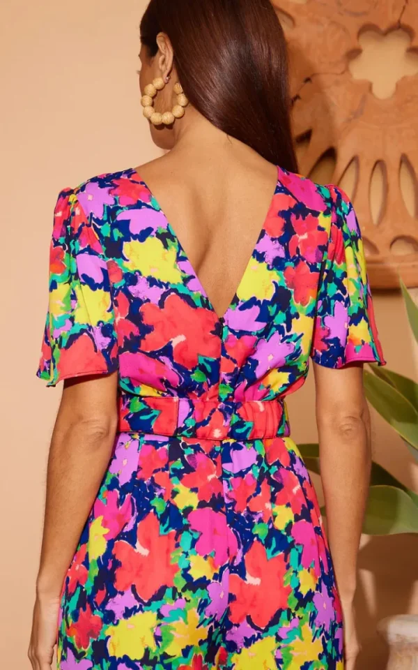 Dancing Leopard Jumpsuits<Saskia Jumpsuit In Vintage Floral (Reversible)