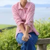 Little Mistress Shirts & Blouses<Serena Stripe Shirt (Pink/Cream)