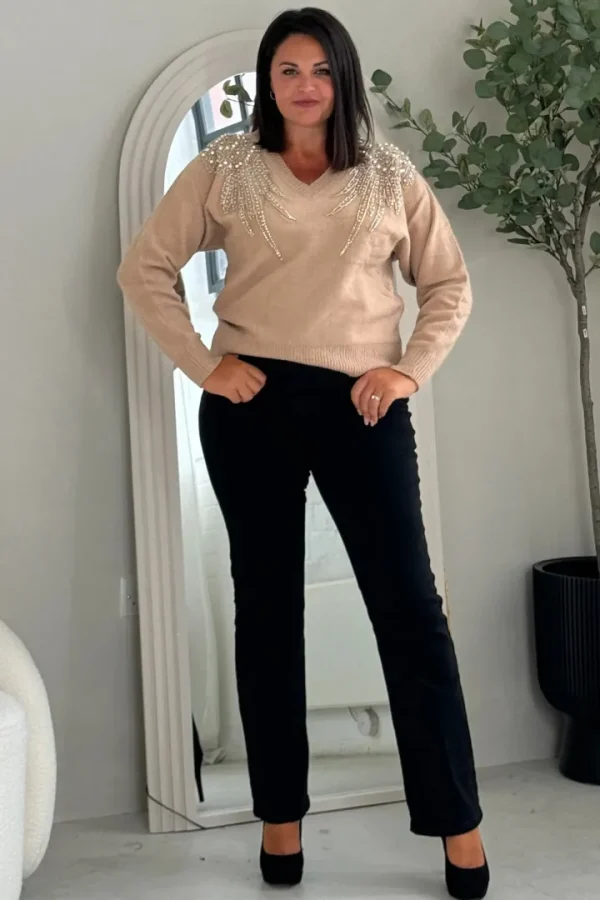Girl in Mind Jumpers & Cardigans<Sia Pearl & Sequin Jumper