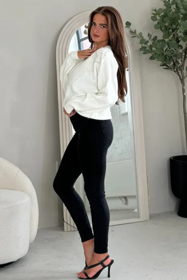 Girl in Mind Jumpers & Cardigans<Sia Pearl & Sequin Jumper