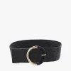 Pieces Belts<Sidesel Straw Belt (Black)