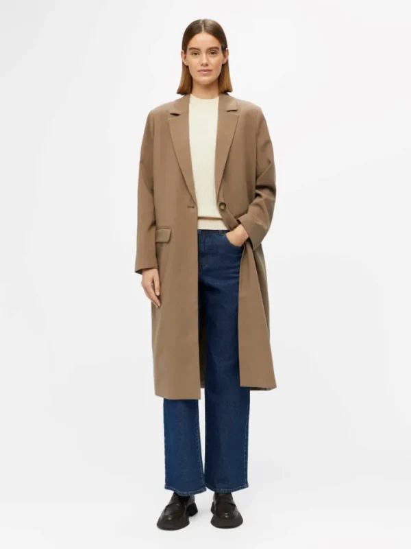 Object Coats<Sigrid Blazer Coat (Fossil)