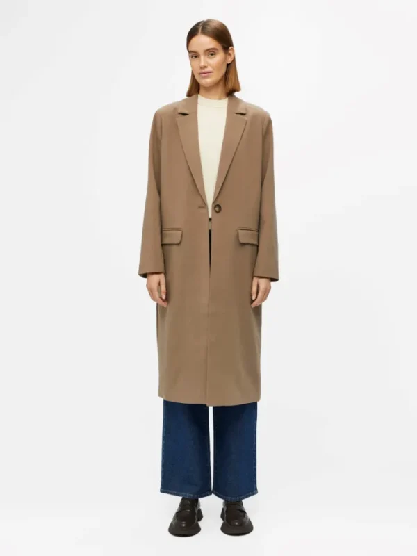Object Coats<Sigrid Blazer Coat (Fossil)