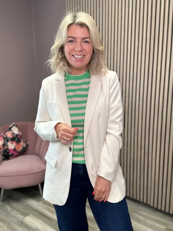 Object Blazers<SIGRID BLAZER (SANDSHELL)