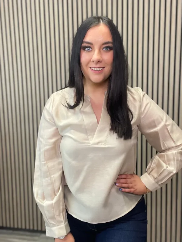 Object Shirts & Blouses<SIRU L/S TOP (HUMUS)