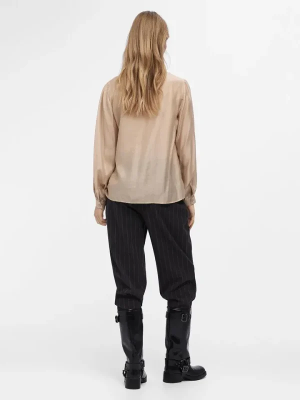 Object Shirts & Blouses<SIRU L/S TOP (HUMUS)