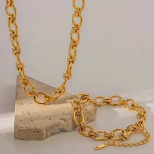 Folie A Trois Jewellery<SMOOTH MOVE NECKLACE (GOLD)