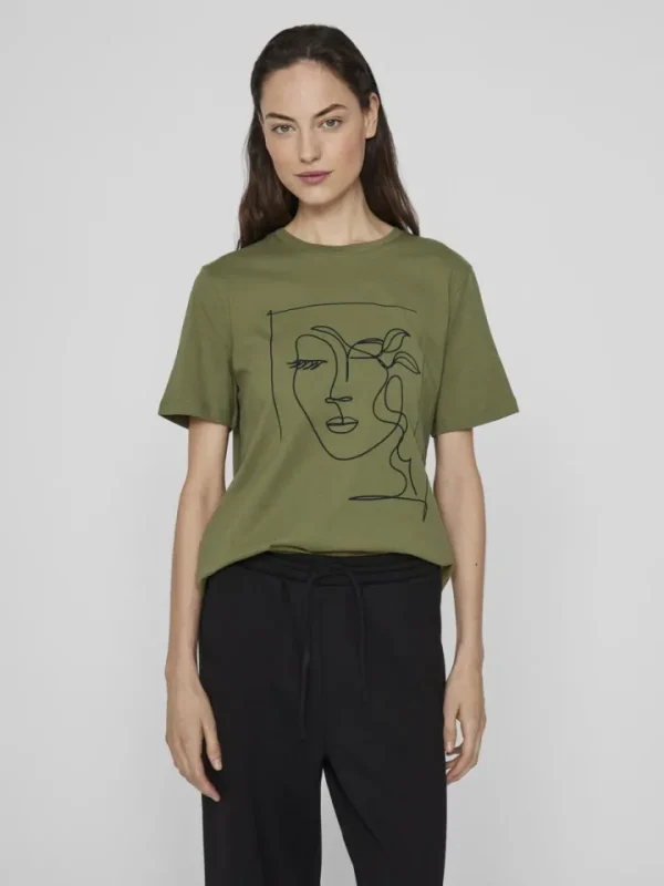 Vila T-Shirts<Sybil T-Shirt (Capulet )