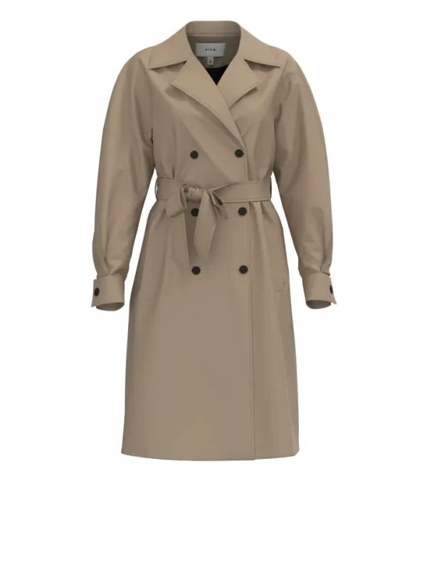 Vila Coats<Tara Trench Coat (Nomad/Black)