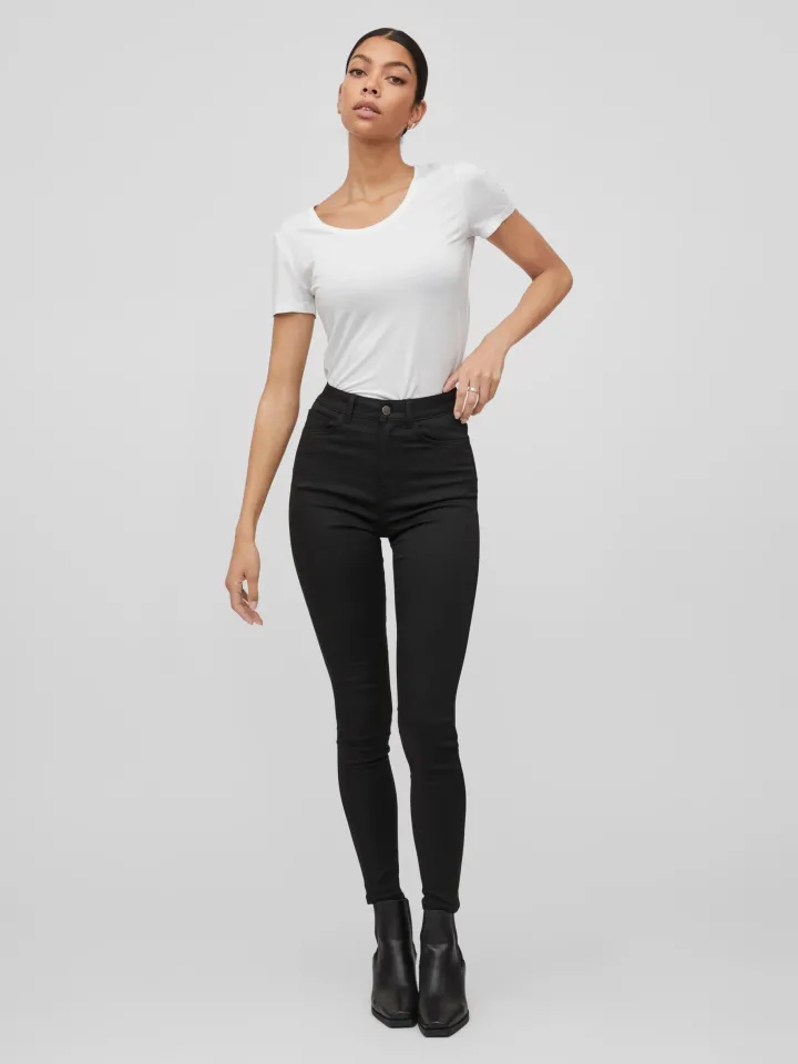tay_high_waisted_skinny_j_0.webp Vila Jeans<TAY HIGH WAISTED SKINNY JEANS (BLACK)