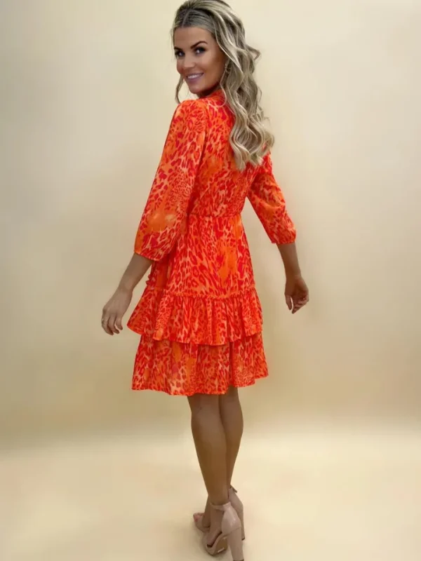Kate & Pippa Occasionwear<The Latina Mini Dress (Orange)