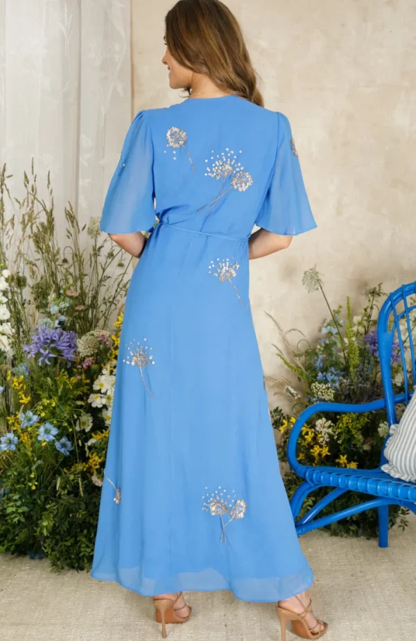 Hope & Ivy Occasionwear | Dresses<The Mallory Embellished Wrap Dress