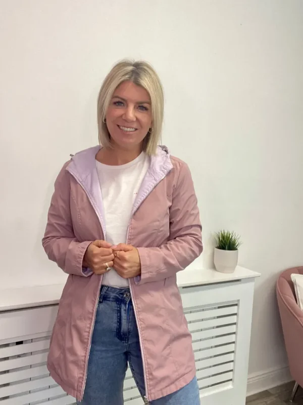 Wsl 3 Jackets | Coats<THE SIMONE REVERSIBLE JACKET (LILAC/MAUVE)