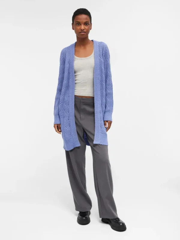 Object Jumpers & Cardigans<THELMA OPEN KNIT CARDIGAN (PERSIAN/MELANGE)
