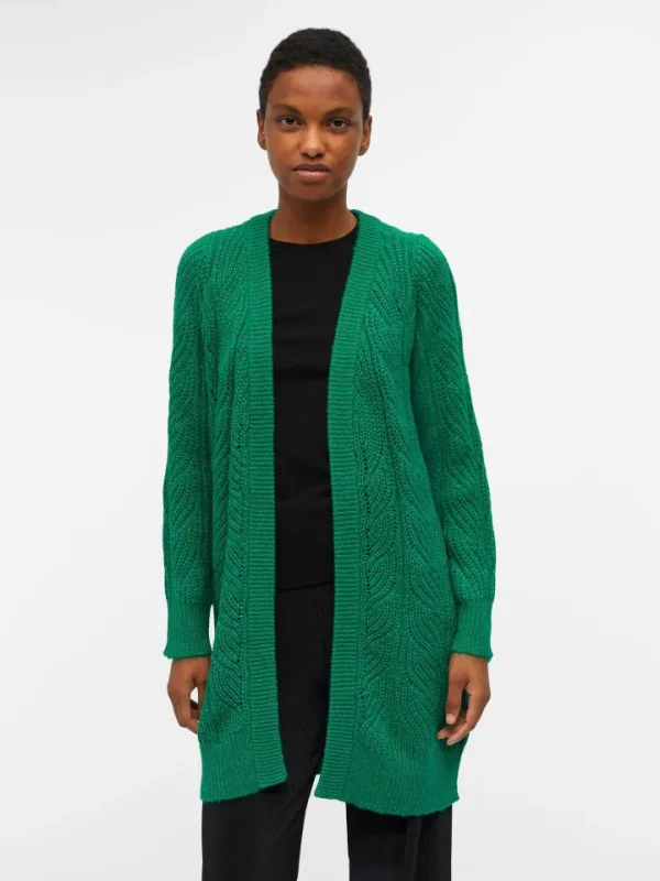 Object Jumpers & Cardigans<THELMA OPEN KNIT CARDIGAN (LUSH MEADOW)