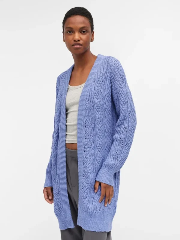 Object Jumpers & Cardigans<THELMA OPEN KNIT CARDIGAN (PERSIAN/MELANGE)