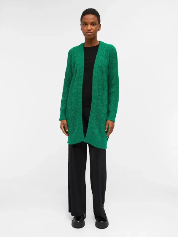 Object Jumpers & Cardigans<THELMA OPEN KNIT CARDIGAN (LUSH MEADOW)