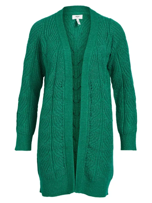 Object Jumpers & Cardigans<THELMA OPEN KNIT CARDIGAN (LUSH MEADOW)
