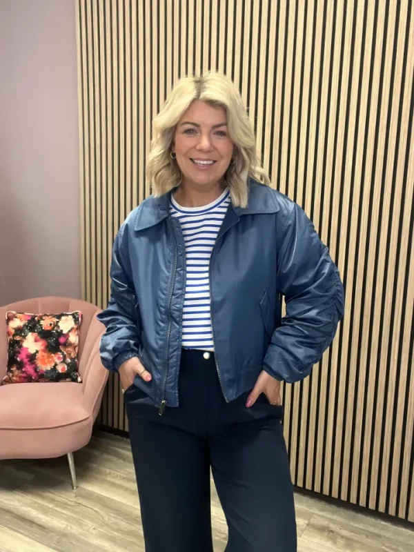 Object Jackets<ULA BOMBER JACKET (BLUE)